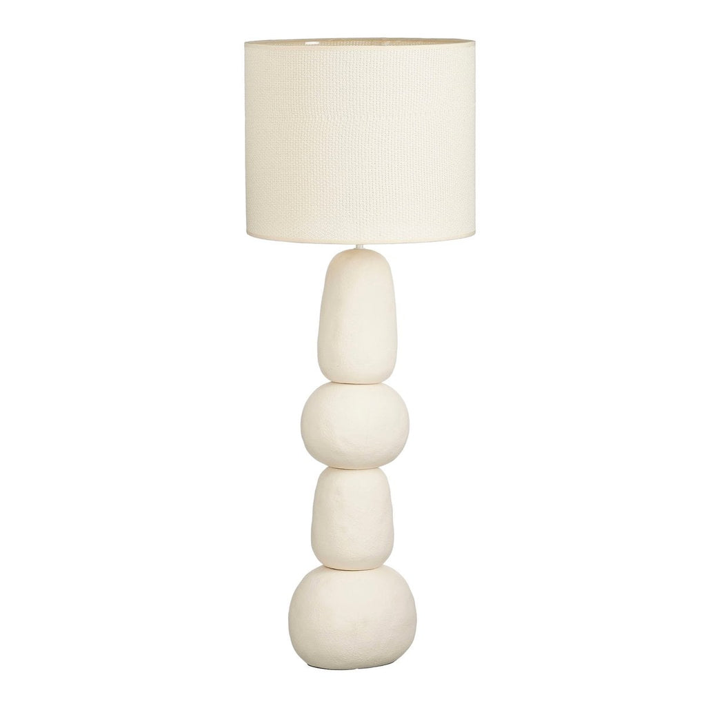 Mica Decorations Menko Stehlampe Creme 105cm – Gesamtansicht