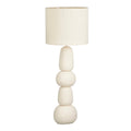 Mica Decorations Menko Stehlampe Creme 105cm – Gesamtansicht