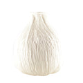 Creme weiße runde Vase 29x29x32 cm - Große Designer-Vase