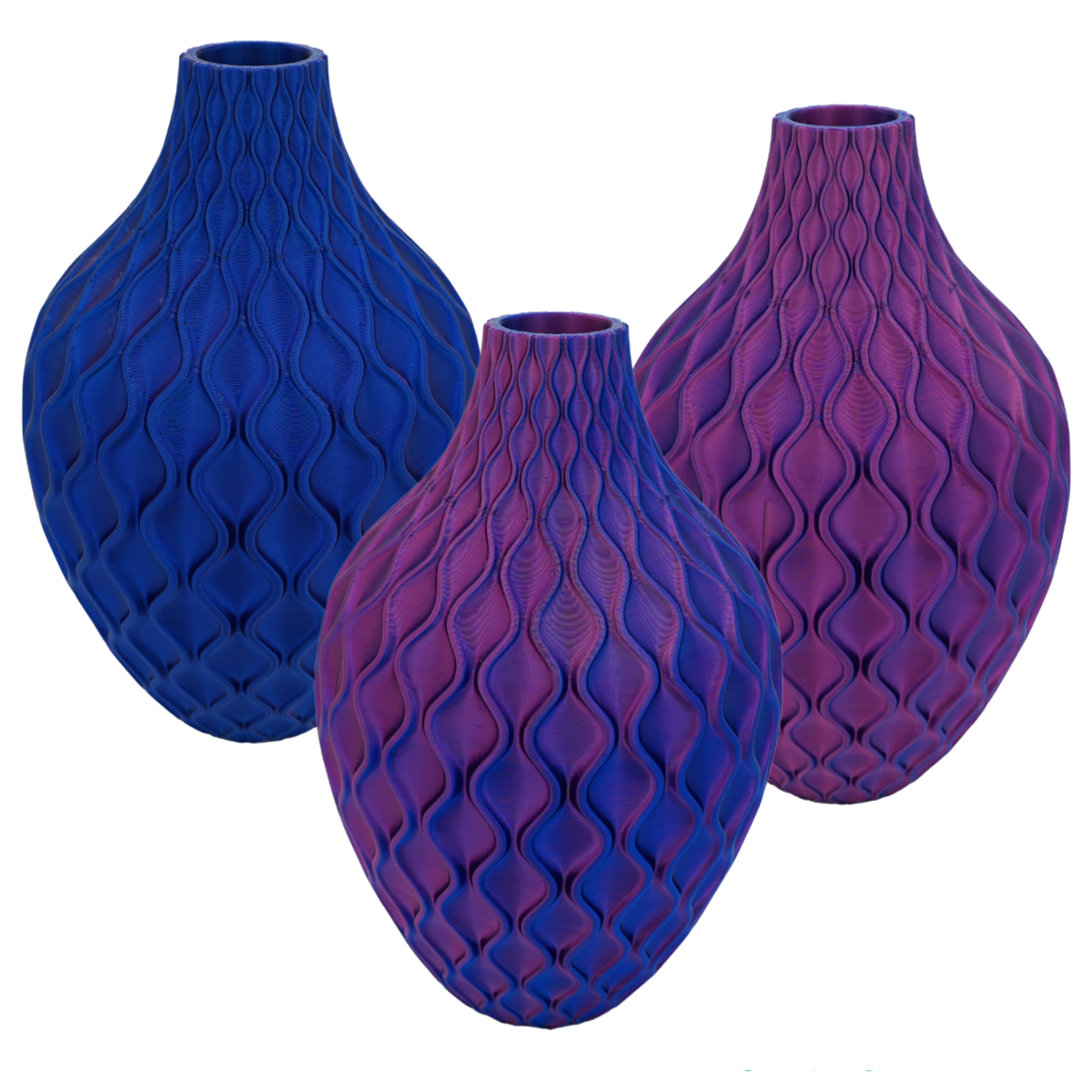 Ophira 3D-Vase – 3D-gedruckte Vase – nachhaltiges PLA – geeignet für künstliche Blumen