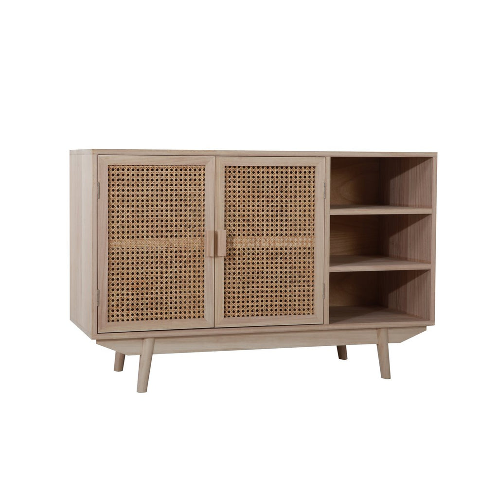 Sideboard 100x36 cm Rattangeflecht