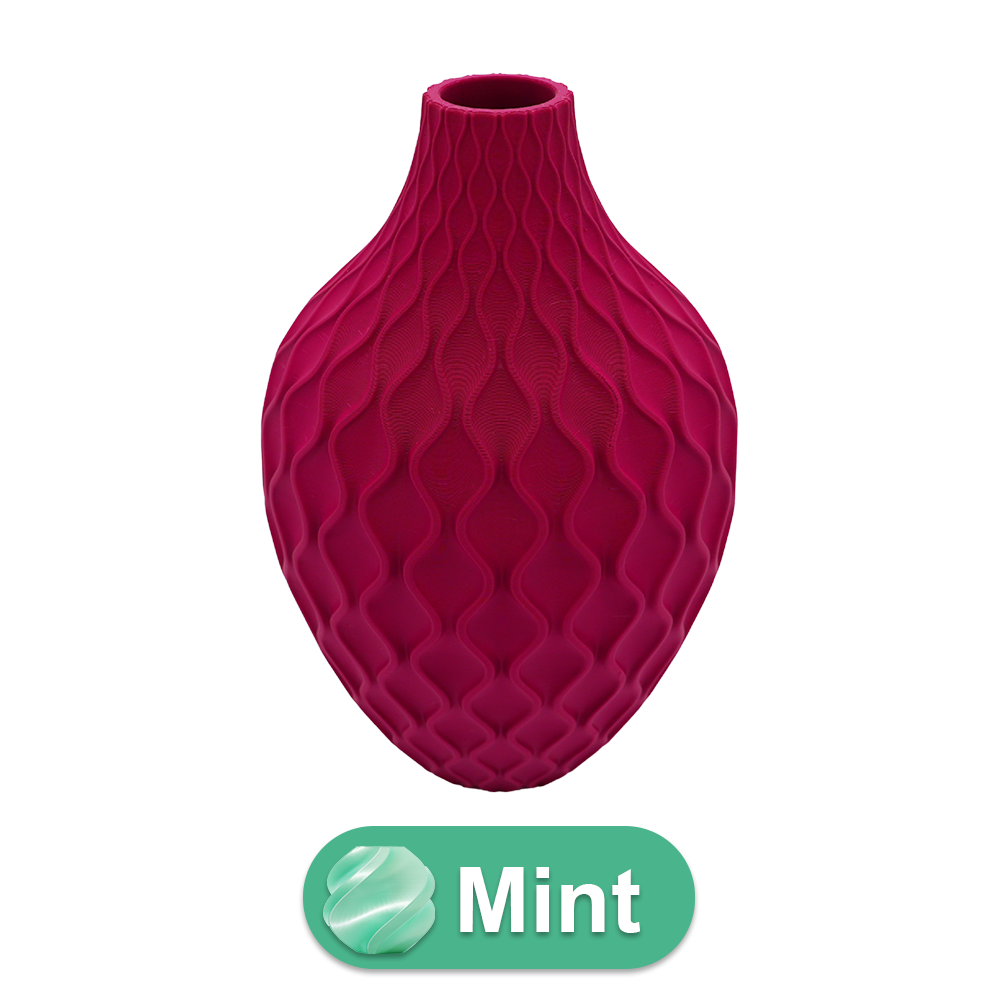 Ophira 3D-Vase – 3D-gedruckte Vase – nachhaltiges PLA – geeignet für künstliche Blumen