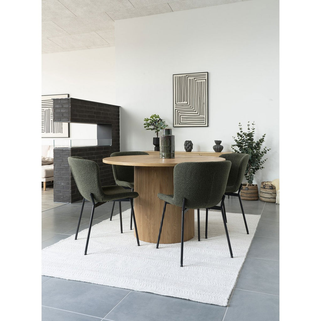 Designer Keramik-Vase schwarz - elegante Tischdeko von 4Decor