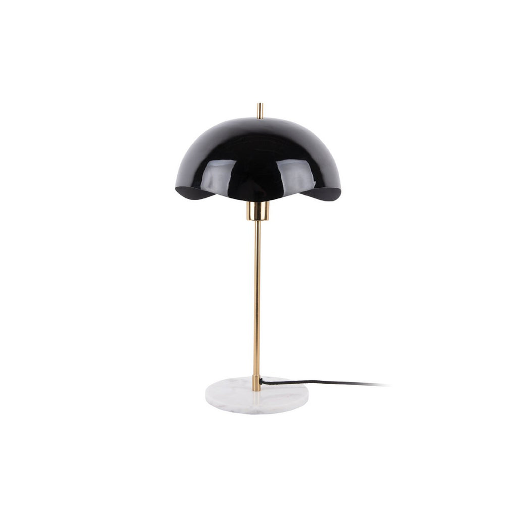 Tischlampe, gewellte Kuppel