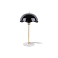 Tischlampe, gewellte Kuppel