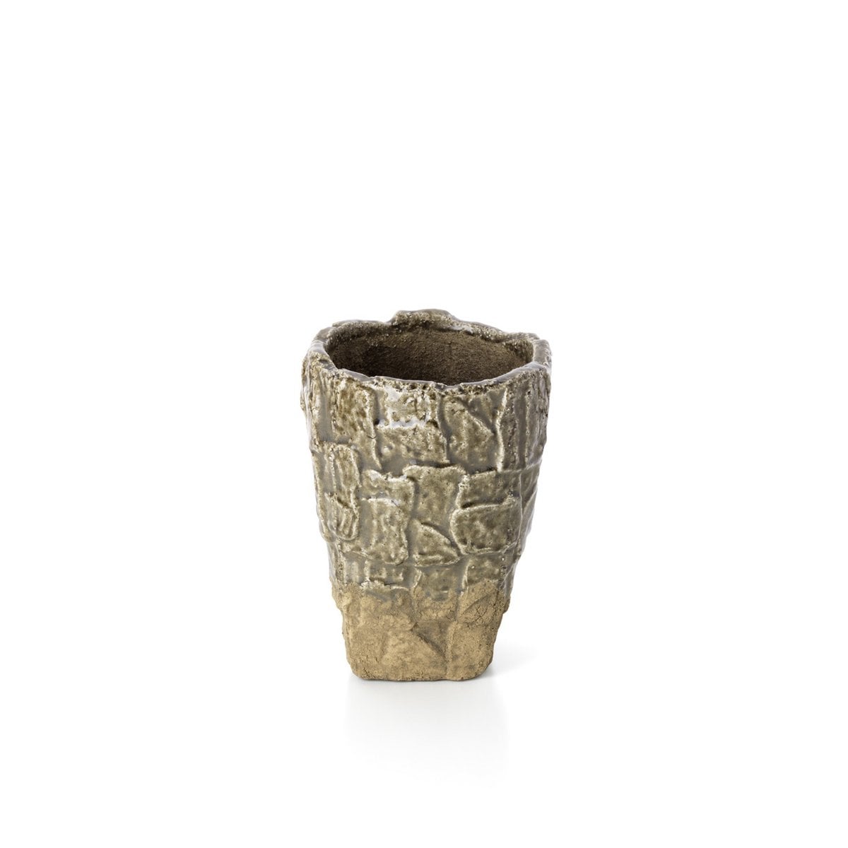 Rock Texture Vase Detailansicht der strukturierten Oberfläche"