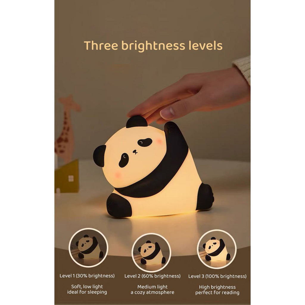 Kung Fu Panda Nachtlicht – Weiche Silikon-LED-Lampe für Kinderzimmer und Nachttisch