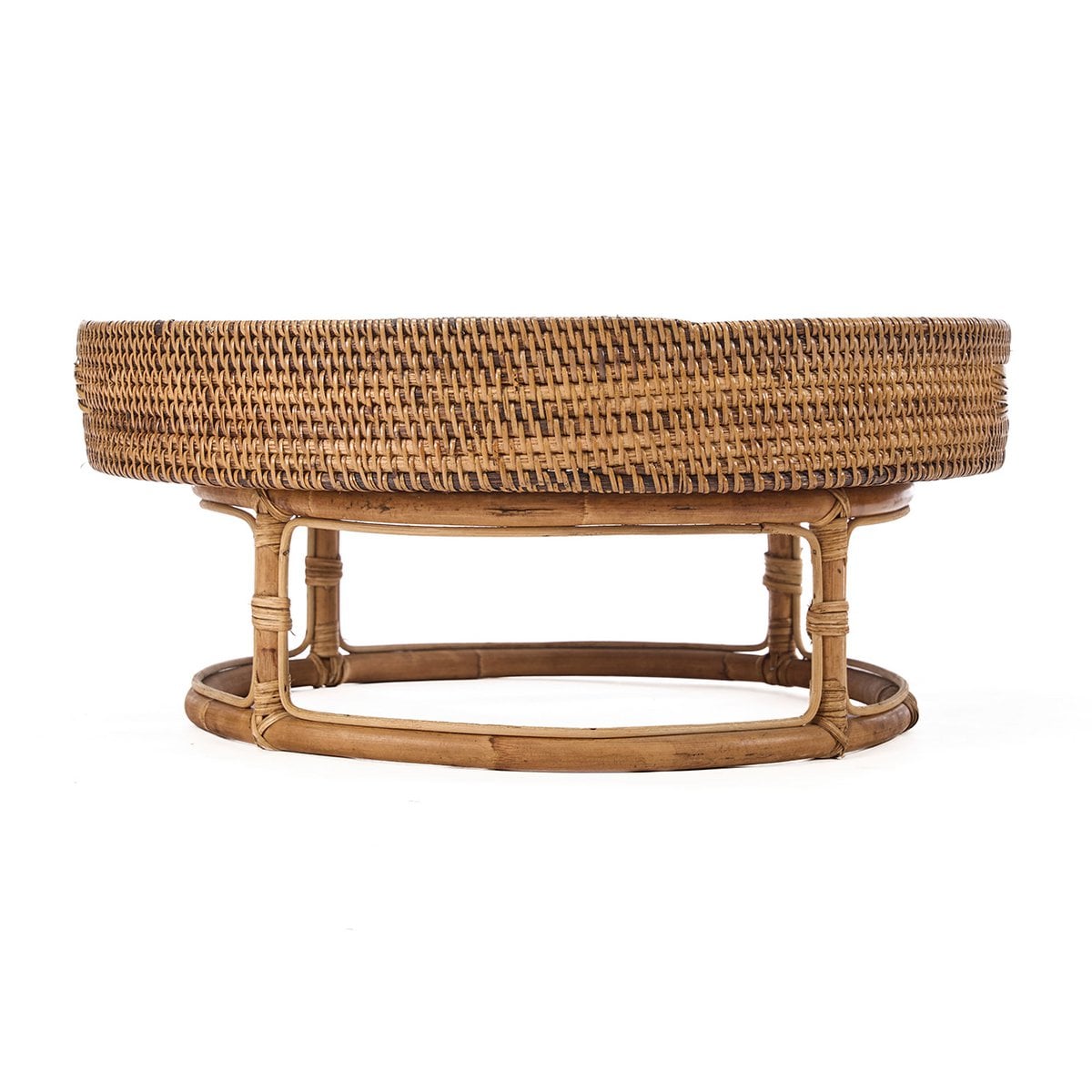 Das Rattan Rise Tablett – Naturbraun