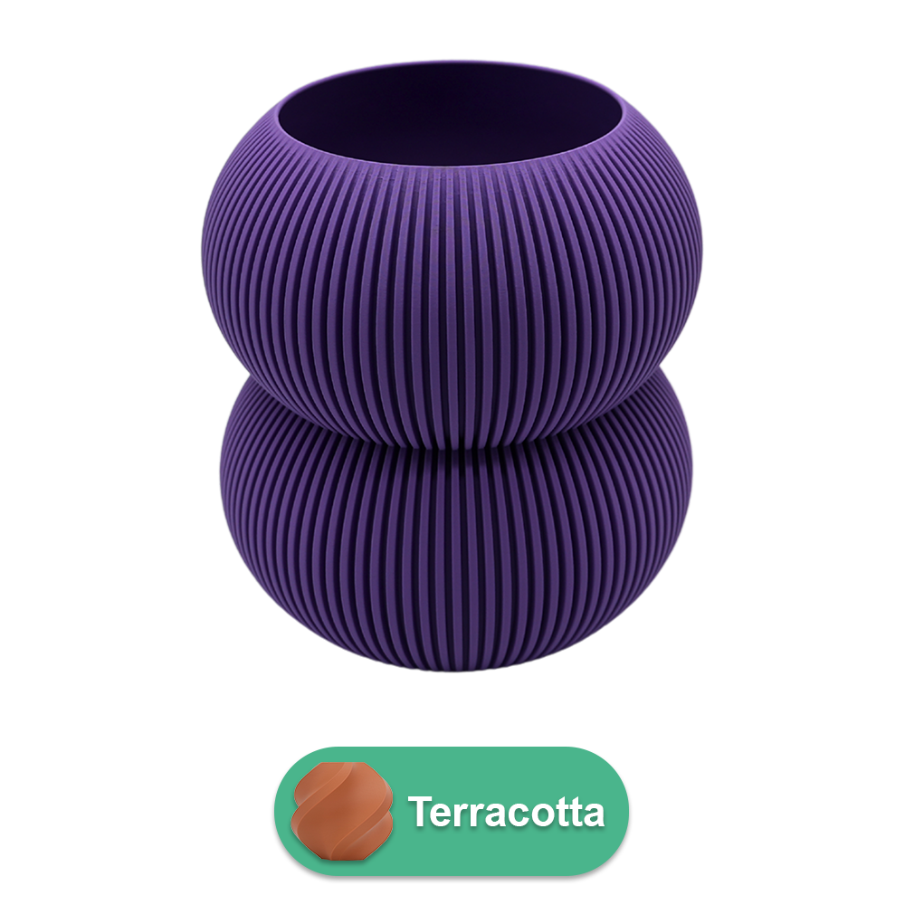 Elaro 3D-Vase – 3D-gedruckte Vase – nachhaltiges PLA – geeignet für künstliche Blumen