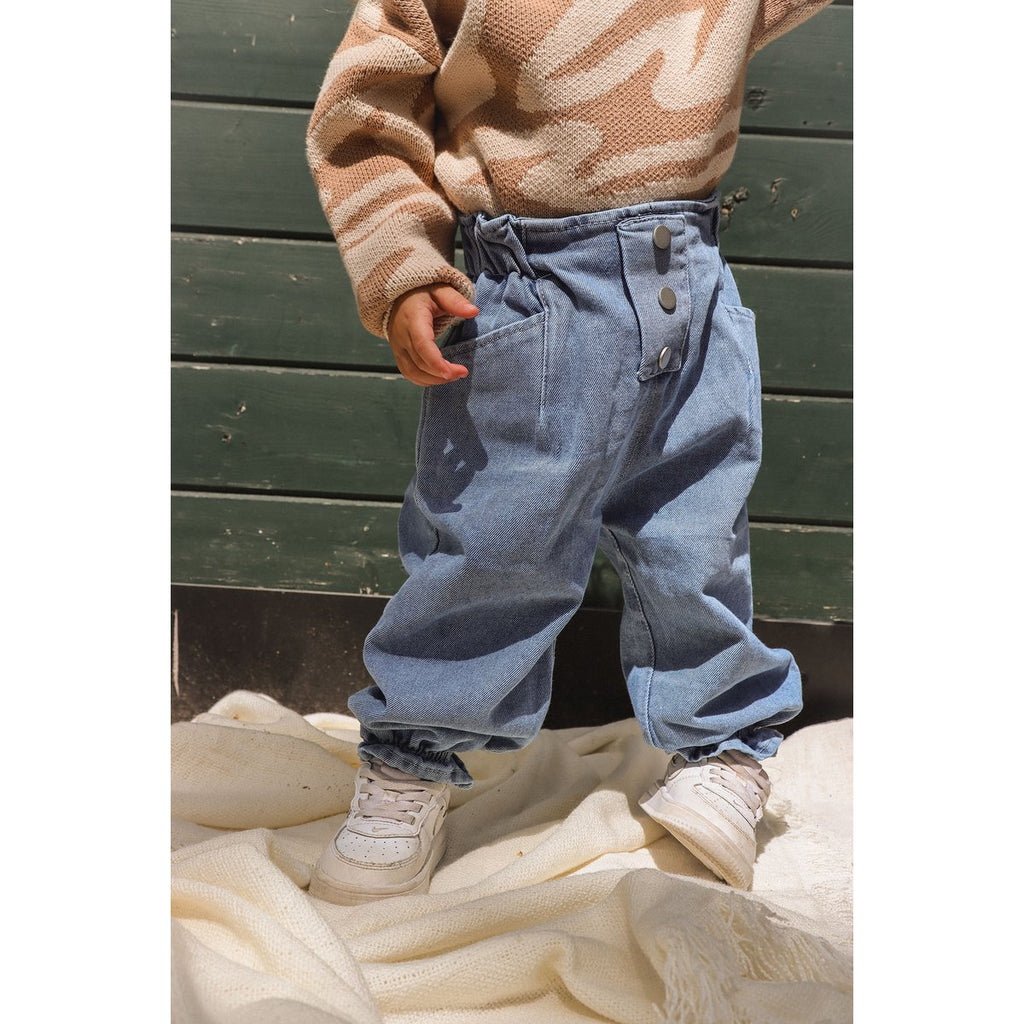 Kinder Zebra-Pullover Unisex – Darcy | La Olivia Kids