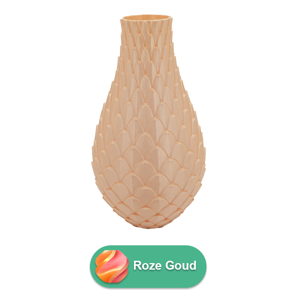 Sirena 3D-Vase – 3D-gedruckte Vase – nachhaltiges PLA – geeignet für künstliche Blumen