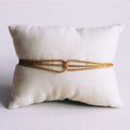 Triple twisted bracelet