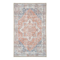 Havana Fußmatte – Blau/Orange, Chenille-Polyester, 50 x 80 cm