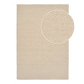Bela Teppich, handgewebt, beige, 160x230 cm