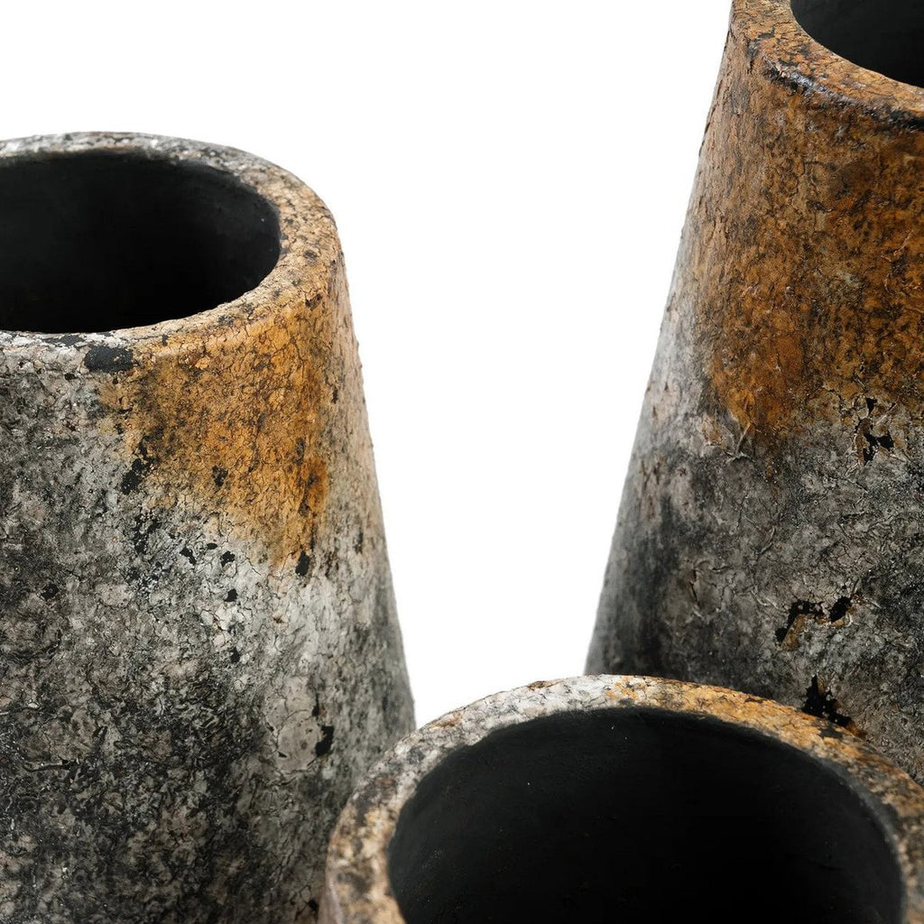 Vase – Antikgrau – L