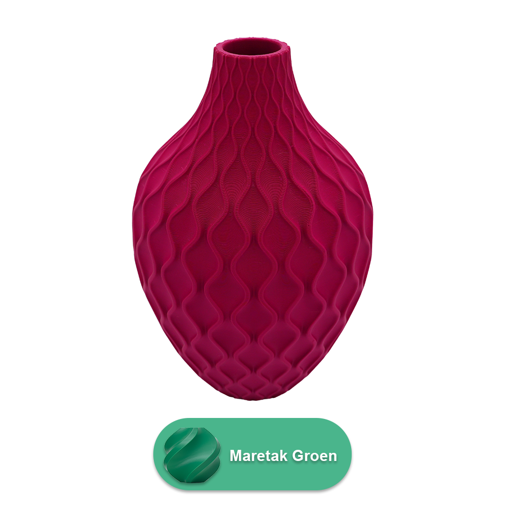 Ophira 3D-Vase – 3D-gedruckte Vase – nachhaltiges PLA – geeignet für künstliche Blumen