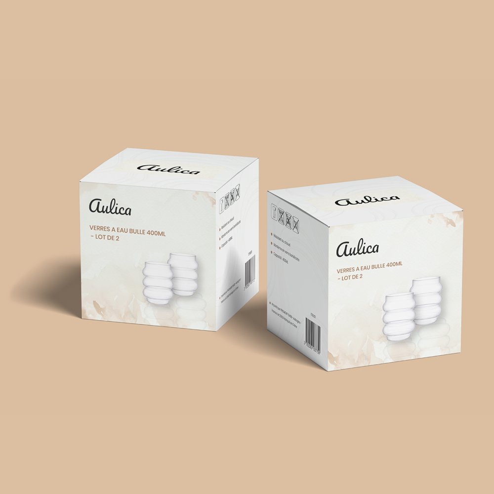 Wassergläser 400ml Set – Stilvolle Trinkgläser von Aulica