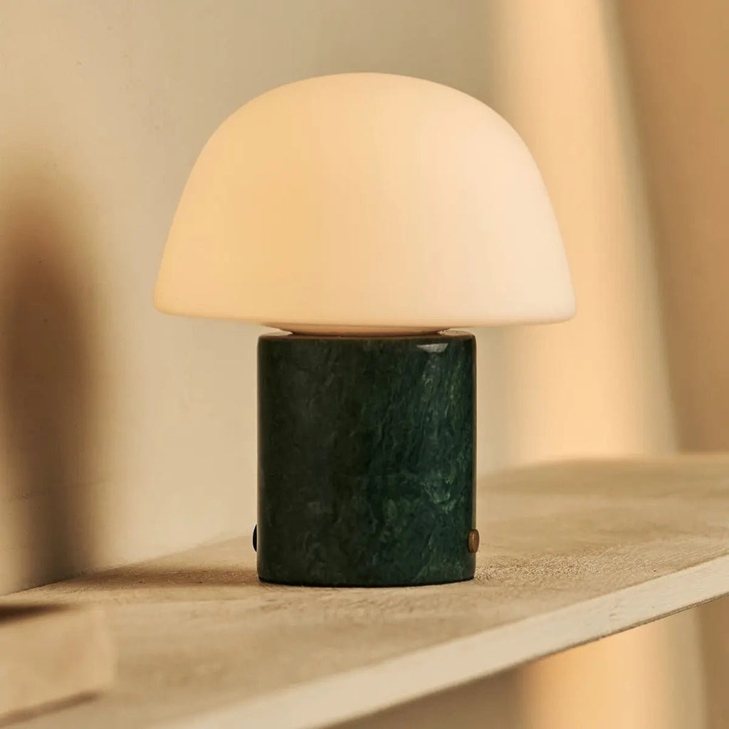 Rijks Collection „The Maes“ – Grüne Marmor-Tischlampe