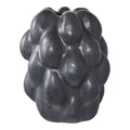 Schwarze Keramik-Vase 14x15x19 cm - Moderne Designer-Vase