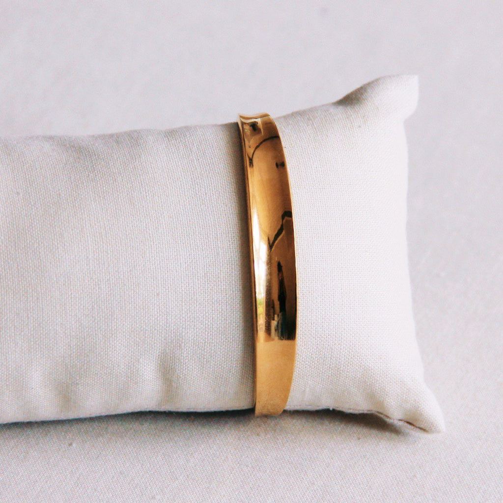 Armreif breit ausgestellt - Gold