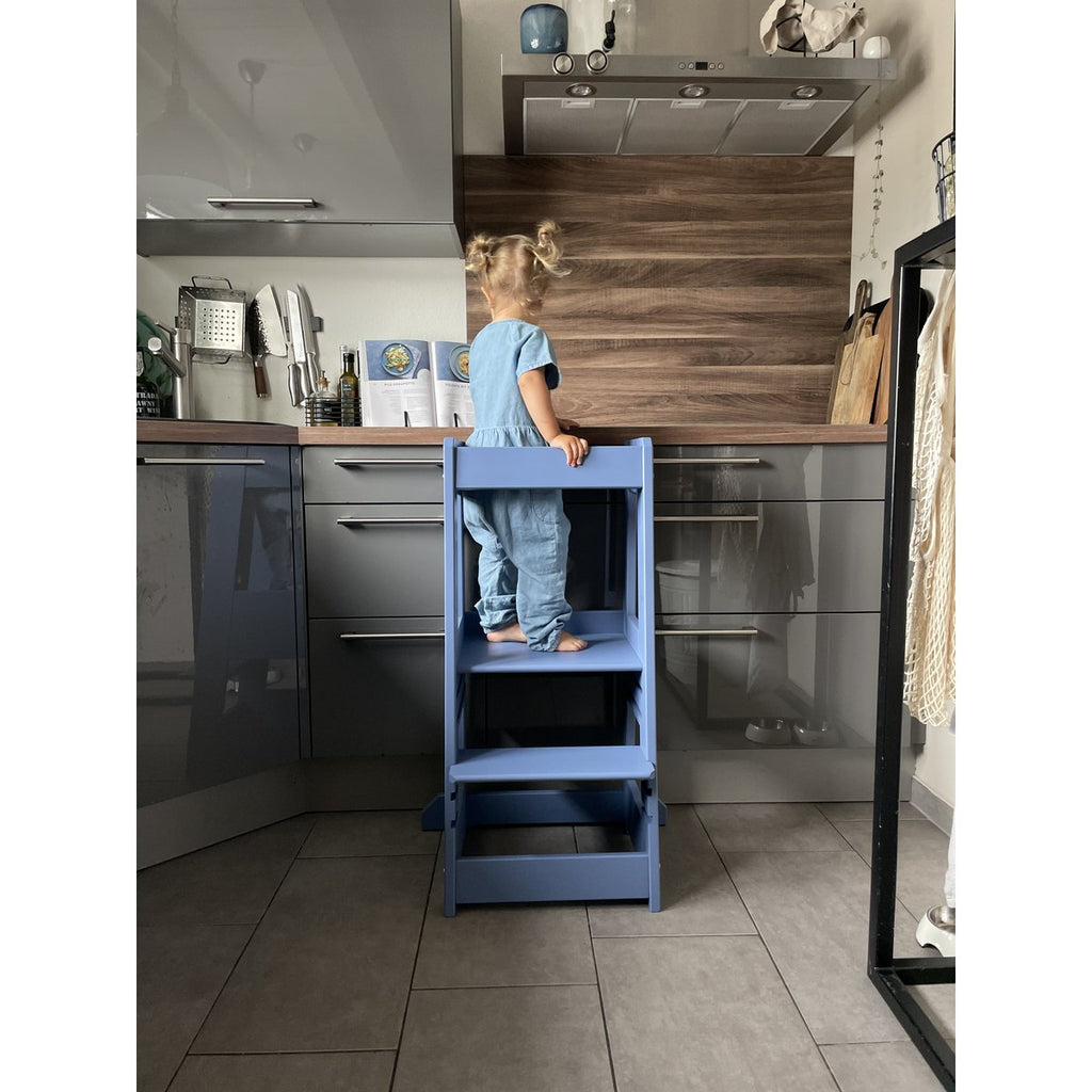 tiSsi® Lernturm FELIX Buche TAUBENBLAU