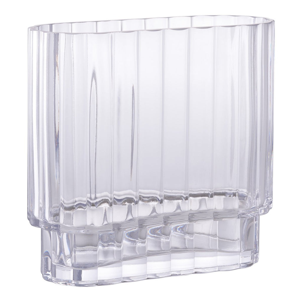 Vase - klares Glas, 20x9x19,5 cm