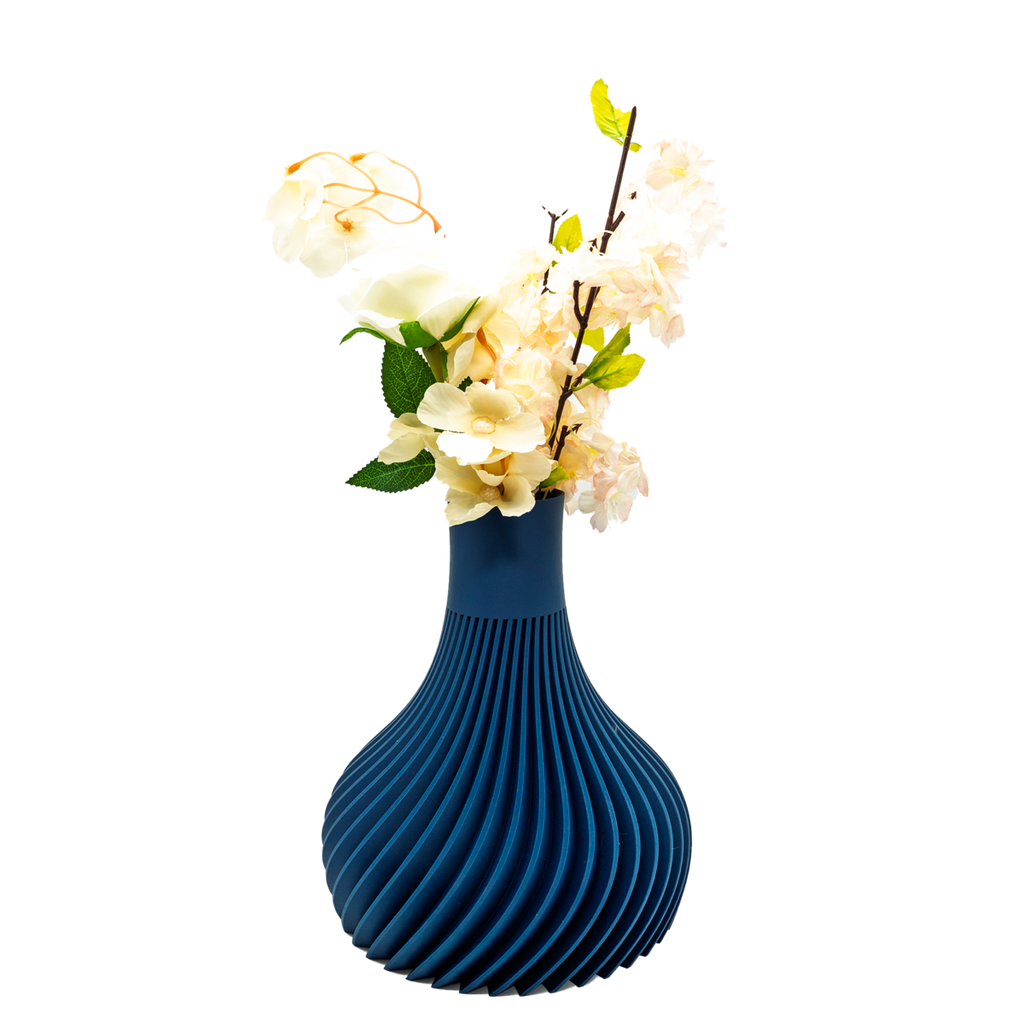 Virella 3D-Vase – 3D-gedruckte Vase – nachhaltiges PLA – geeignet für künstliche Blumen