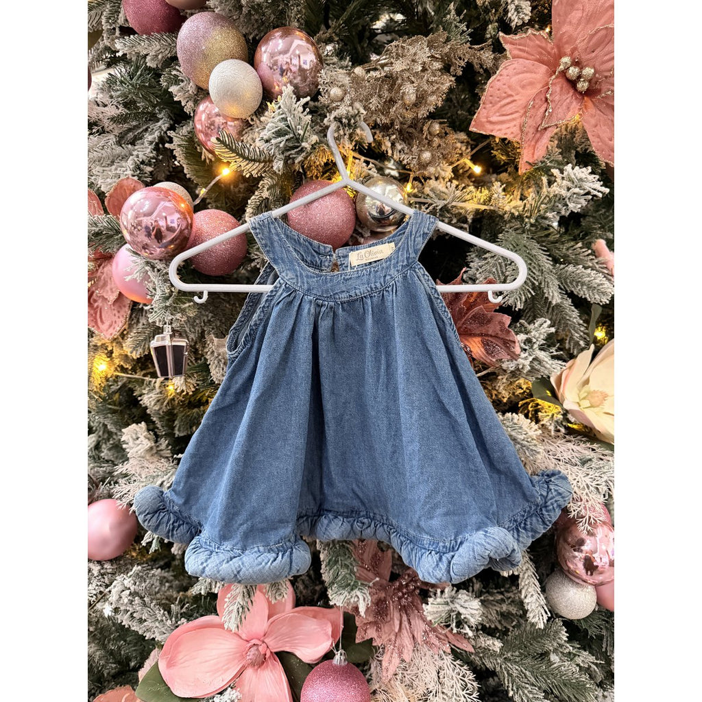 Emmy Denim-Set – Oberteil und Hose