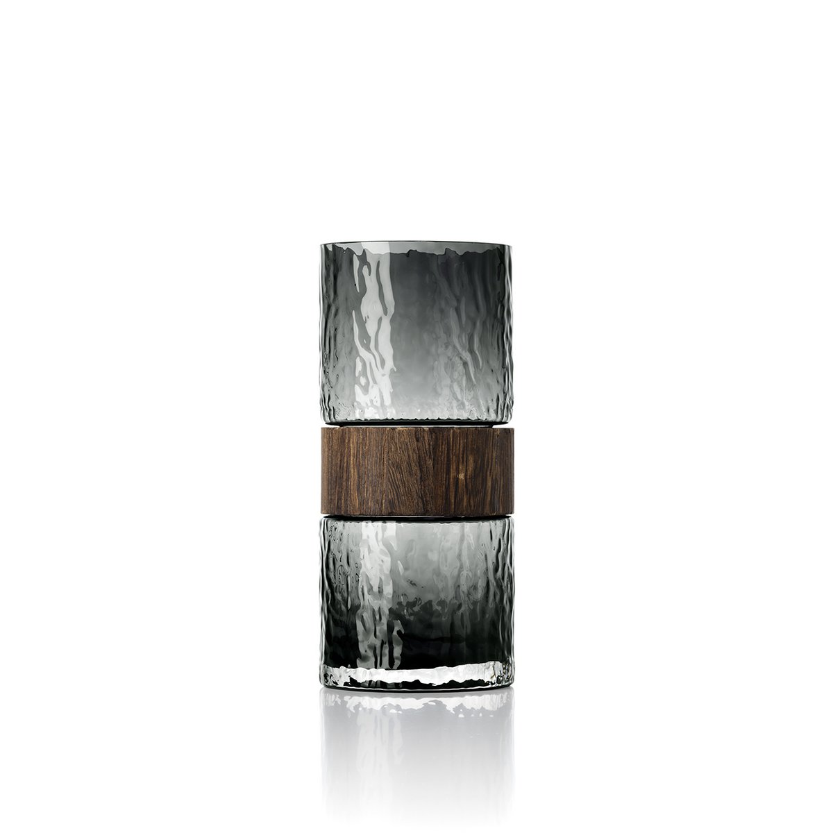 The Wood You Be Mine Vase – Dunkelgrau – M