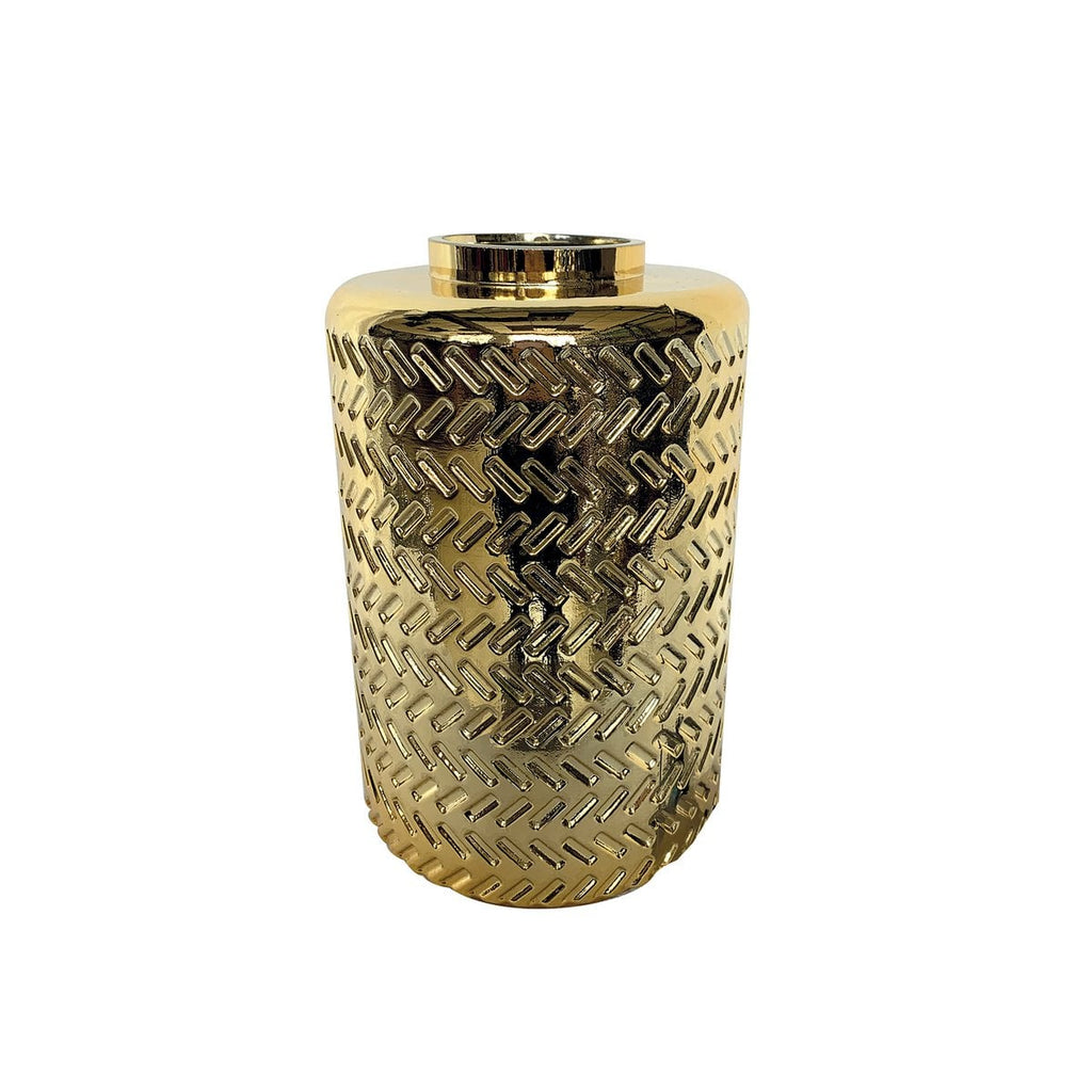 Goldene Vase 16 x 25 cm