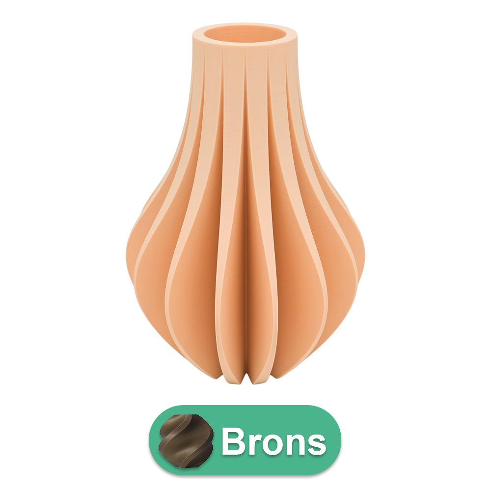 Aventa 3D-Vase – 3D-gedruckte Vase – nachhaltiges PLA – geeignet für künstliche Blumen