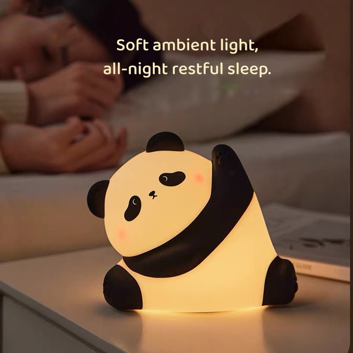 Kung Fu Panda Nachtlicht – Weiche Silikon-LED-Lampe für Kinderzimmer und Nachttisch