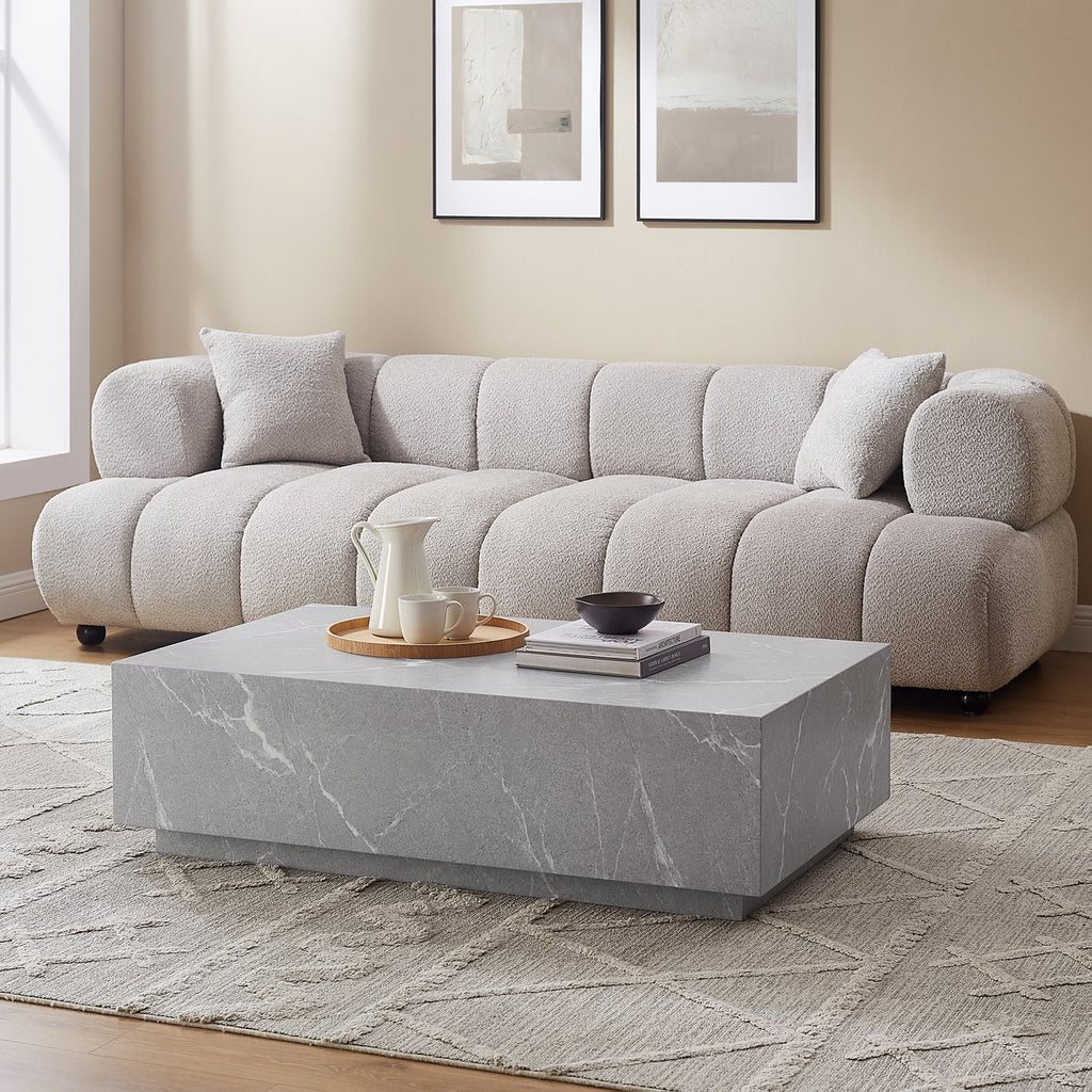Couchtisch grau 120x75 cm