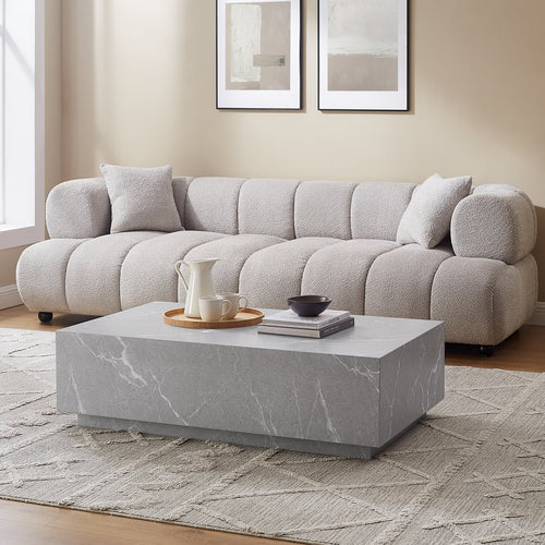 Couchtisch grau 120x75 cm