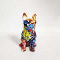 Polyresin Bulldog bunt