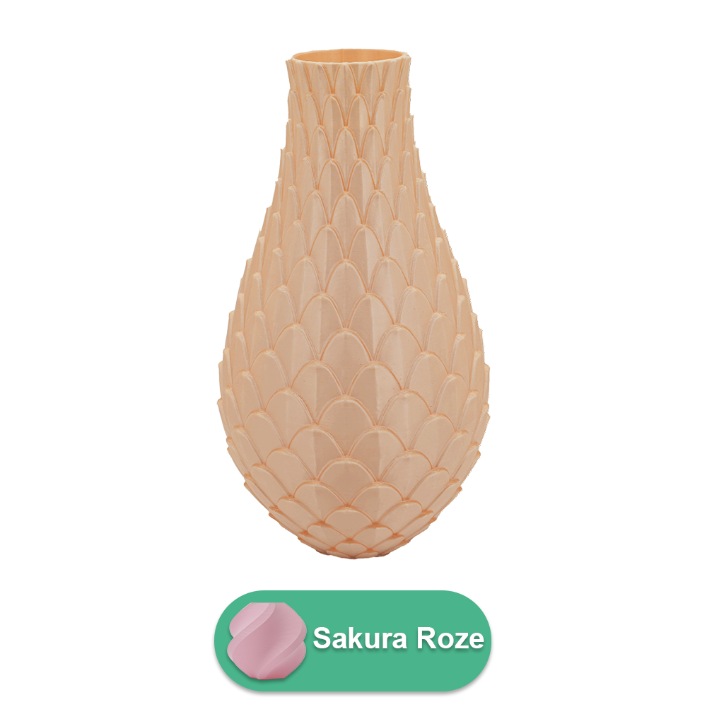 Sirena 3D-Vase – 3D-gedruckte Vase – nachhaltiges PLA – geeignet für künstliche Blumen