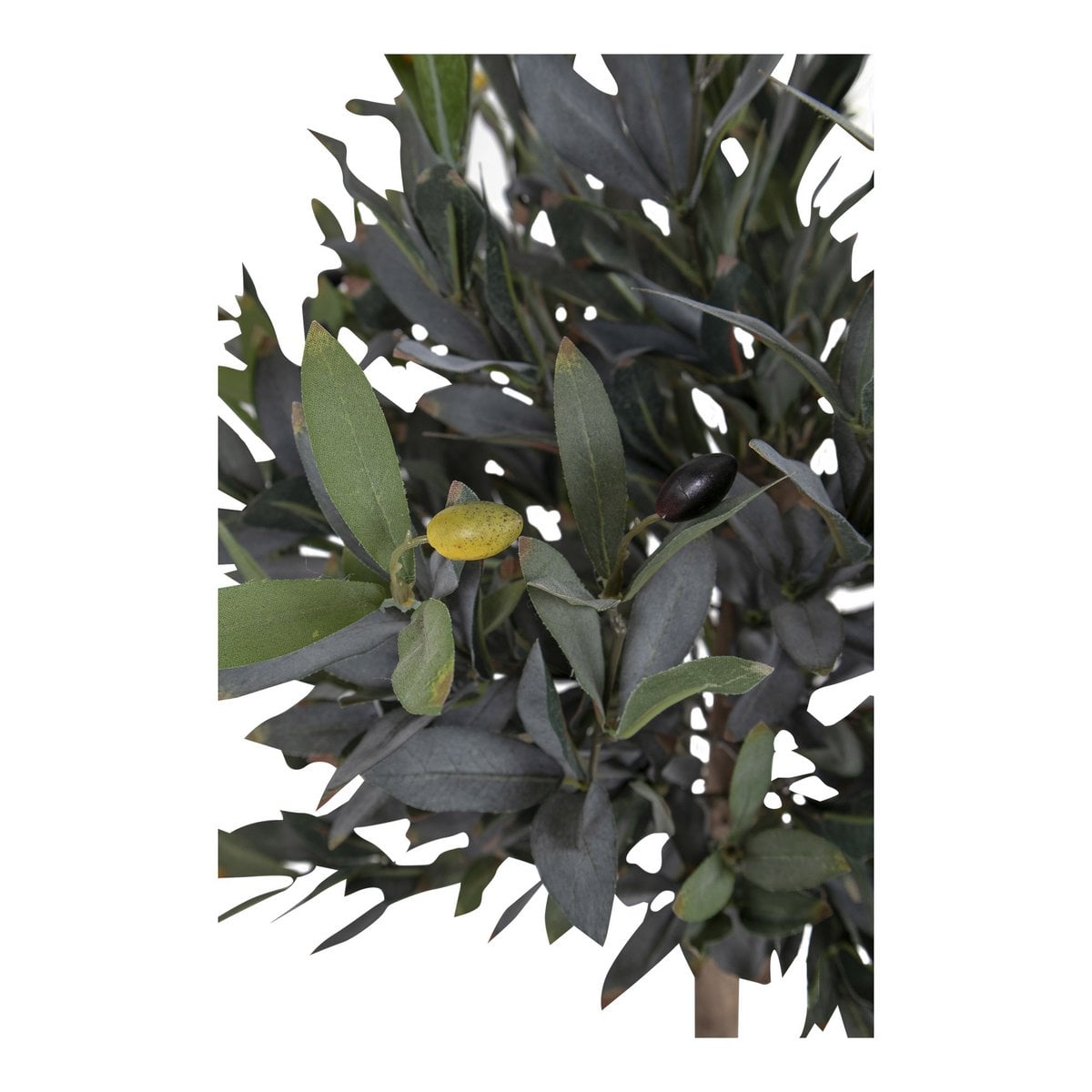Olivenbaum – Grün, PE-Kunststoff/Polyester, 43 x 47 x 120 cm