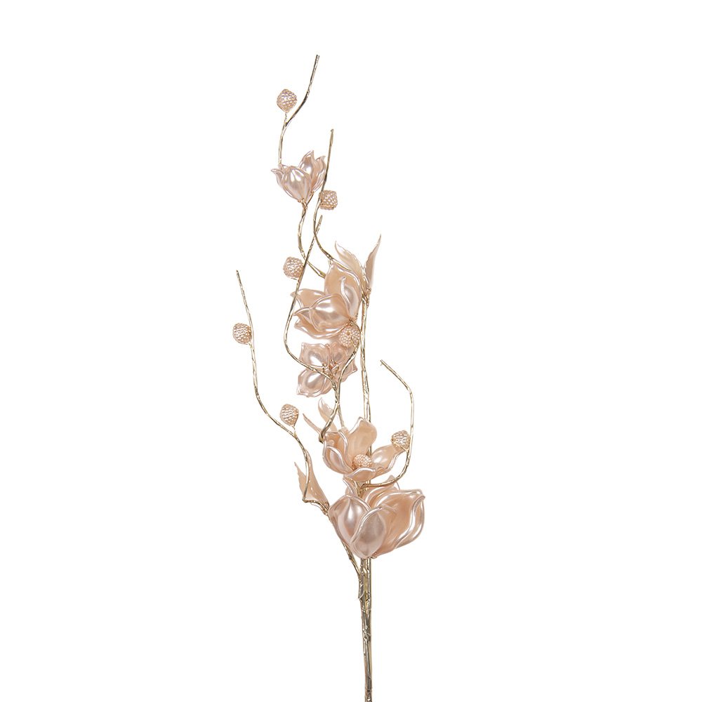 Dekozweig 6x6x62 cm Rosa Kunststoff
