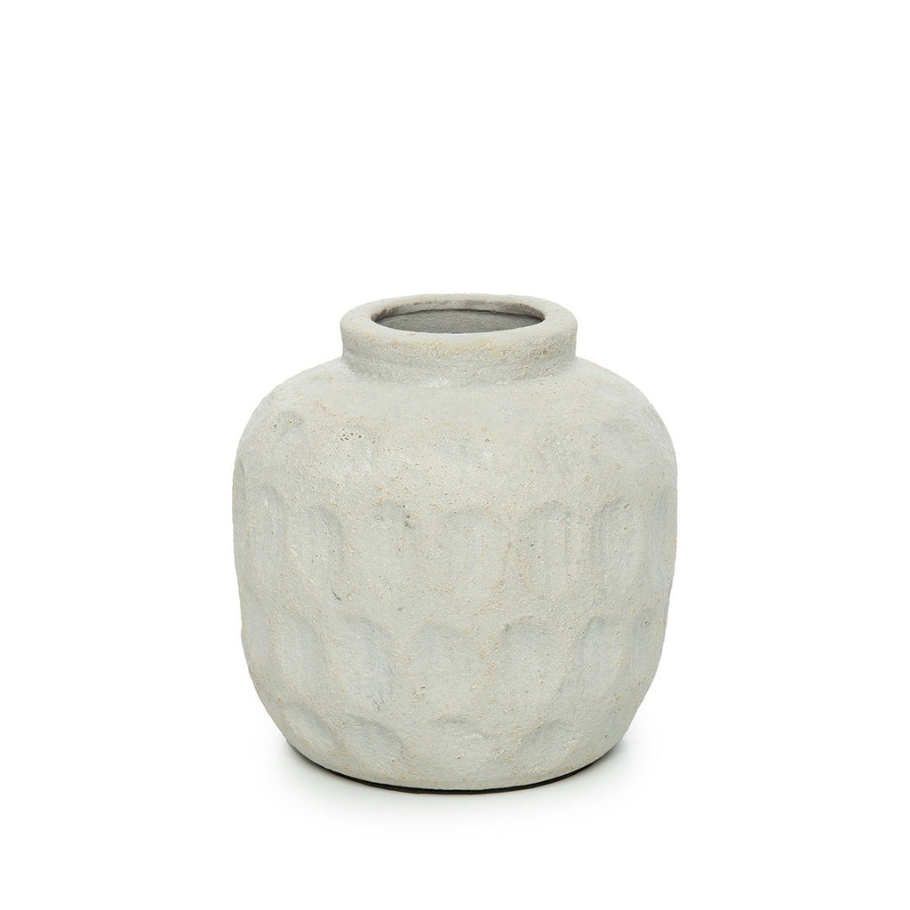 Trendige Beton Vase S - Kleine Designer-Vase 14x14 cm