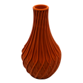 Miroa 3D-Vase – 3D-gedruckte Vase – nachhaltiges PLA – geeignet für künstliche Blumen