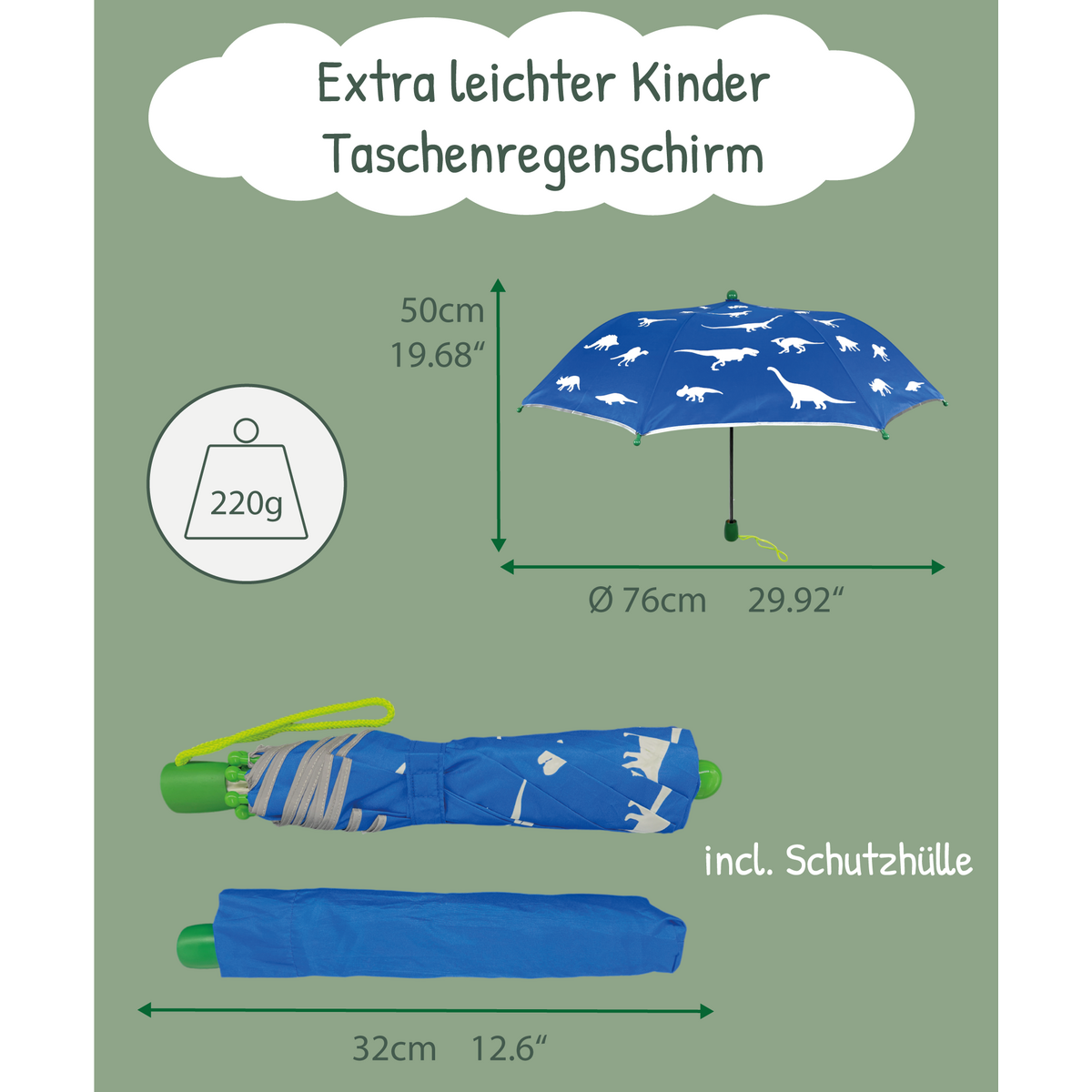 Magic Regenschirm Dino