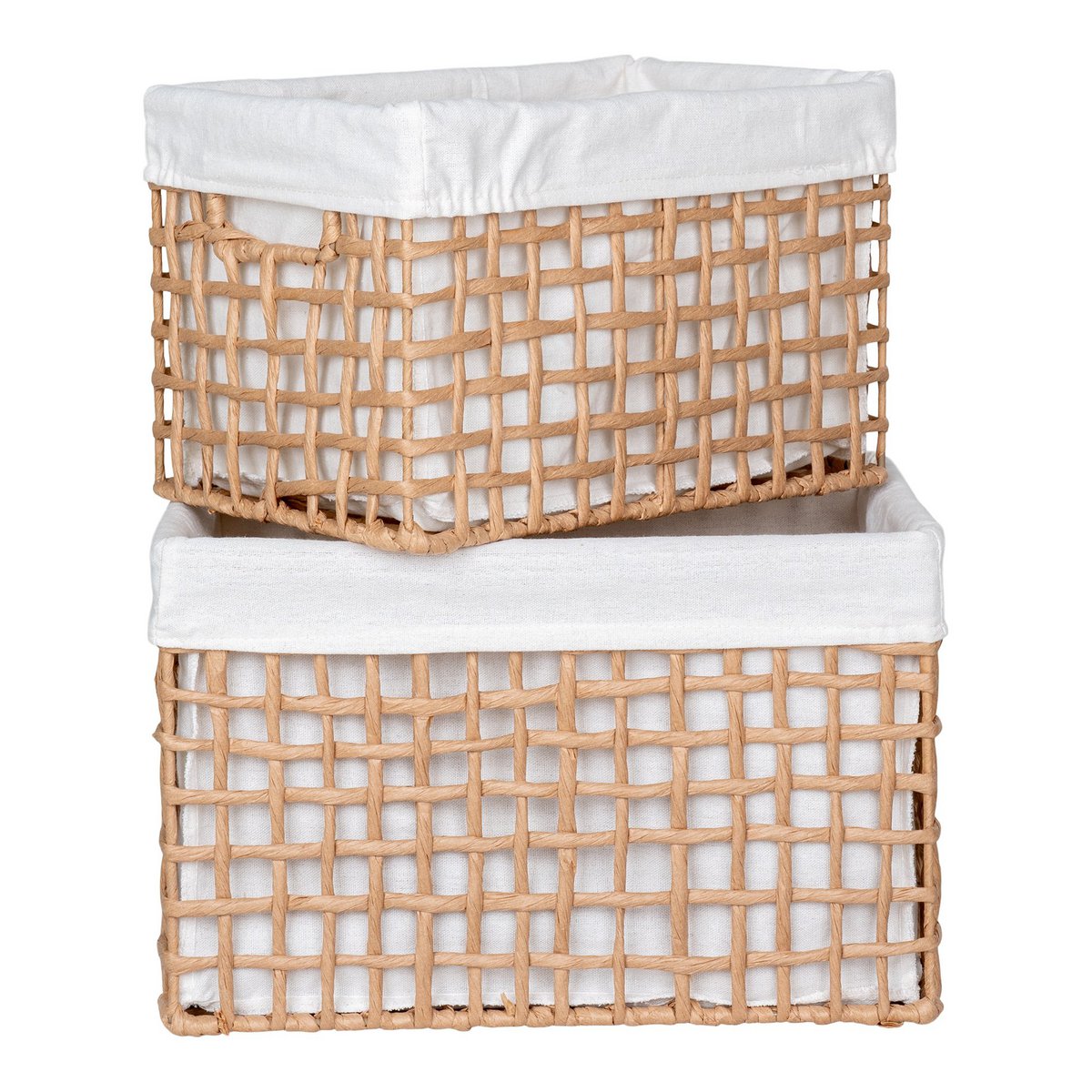 Bustelo Basket - Korb, Papier, natur, 2er-Set