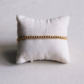 SA815 - Stahlperlenarmband - Gold
