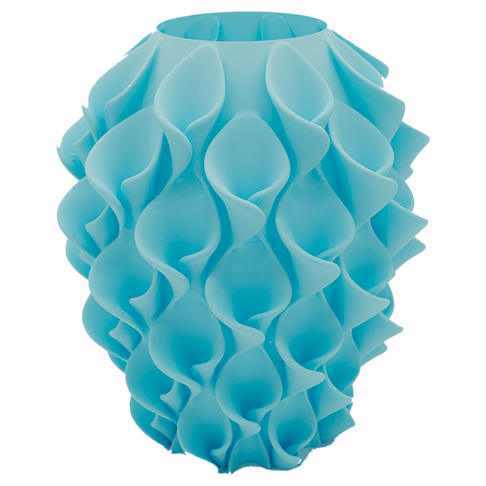 Bluma 3D-Vase – 3D-gedruckte Vase – nachhaltiges PLA – geeignet für künstliche Blumen