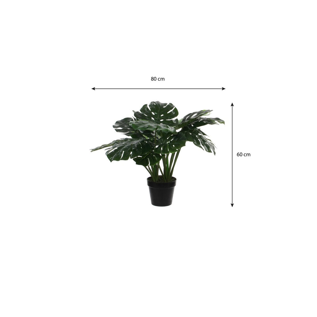 Künstliche Pflanze Monstera grün