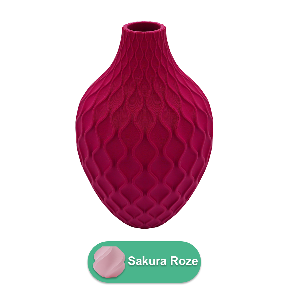 Ophira 3D-Vase – 3D-gedruckte Vase – nachhaltiges PLA – geeignet für künstliche Blumen