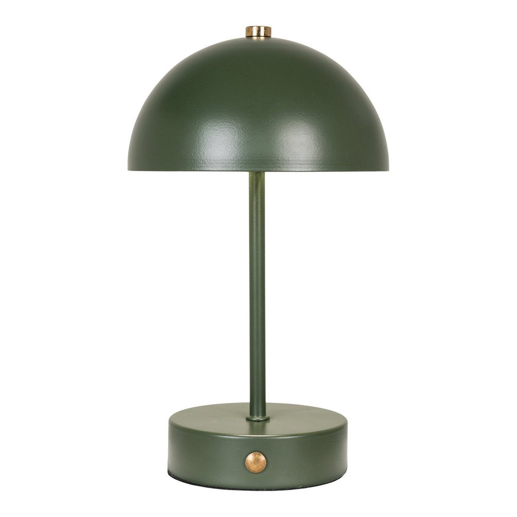 Grüne LED-Tischleuchte aus Metall – 16,5x16,5x25 cm kompaktes Design
