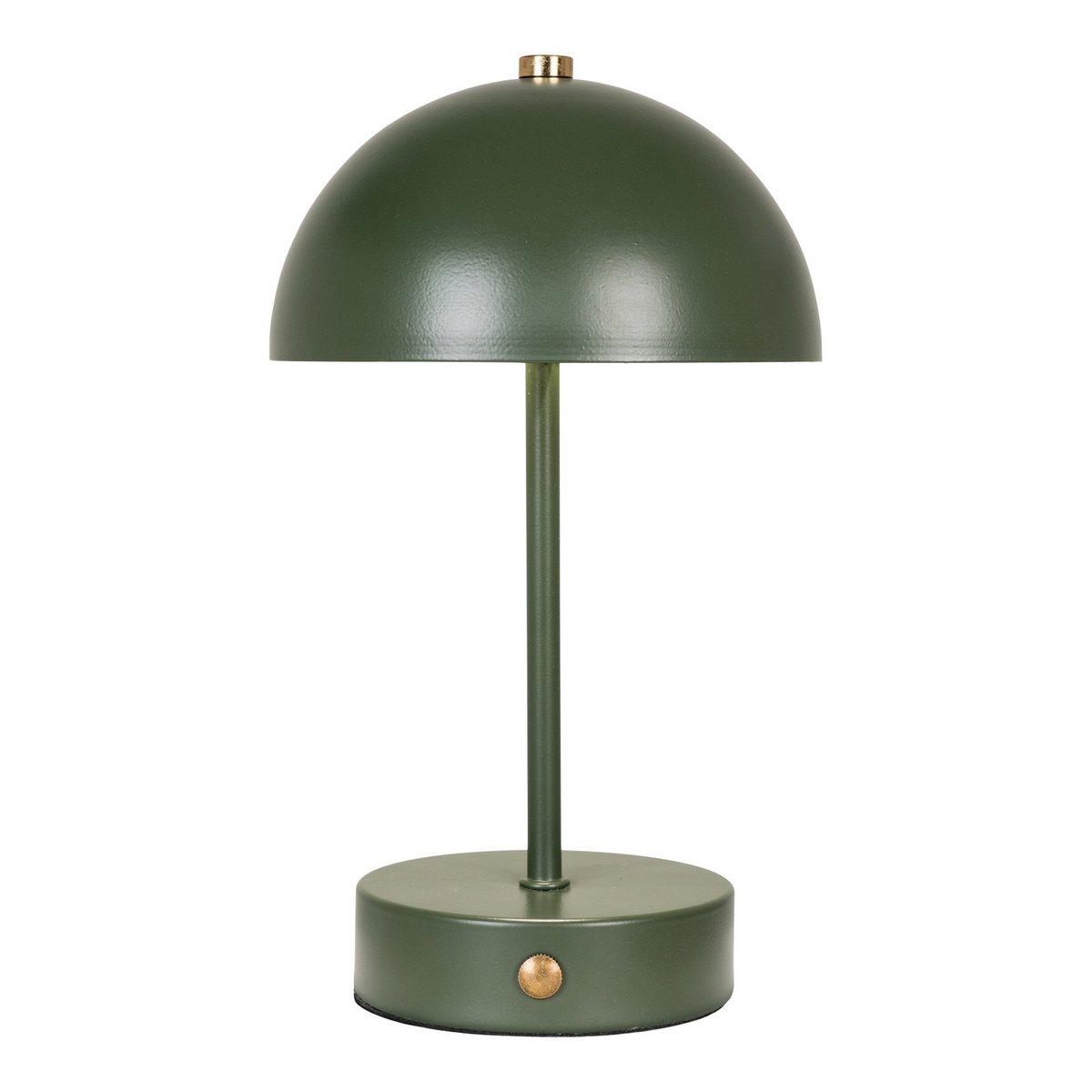 Grüne LED-Tischleuchte aus Metall – 16,5x16,5x25 cm kompaktes Design