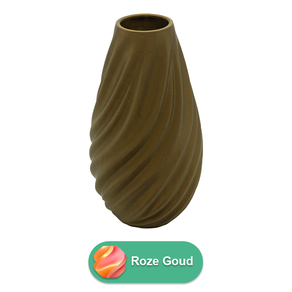 Lunaris 3D-Vase – 3D-gedruckte Vase – nachhaltiges PLA – geeignet für künstliche Blumen