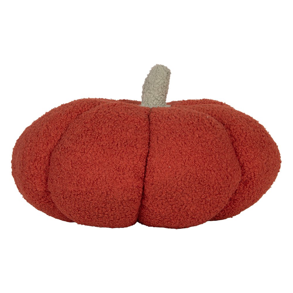 Deko-Kürbis Ø 20x14 cm, rotes Polyester